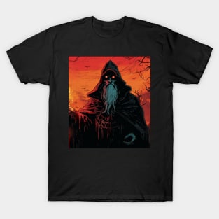 Sorcerer Wizard Fire Mage T-Shirt